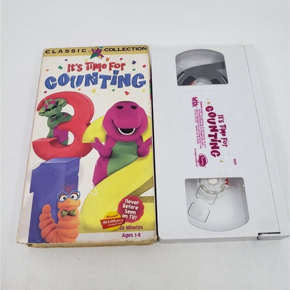 Barney VHS Tapes Kids Educational Lessons Feelings/Counting/Sing-along Lot of 3 - Picture 7 of 11